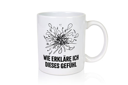 Wie erkläre ich dieses Gefühl | Krizelkrazel Malen Geschenk Humor Geschenkidee