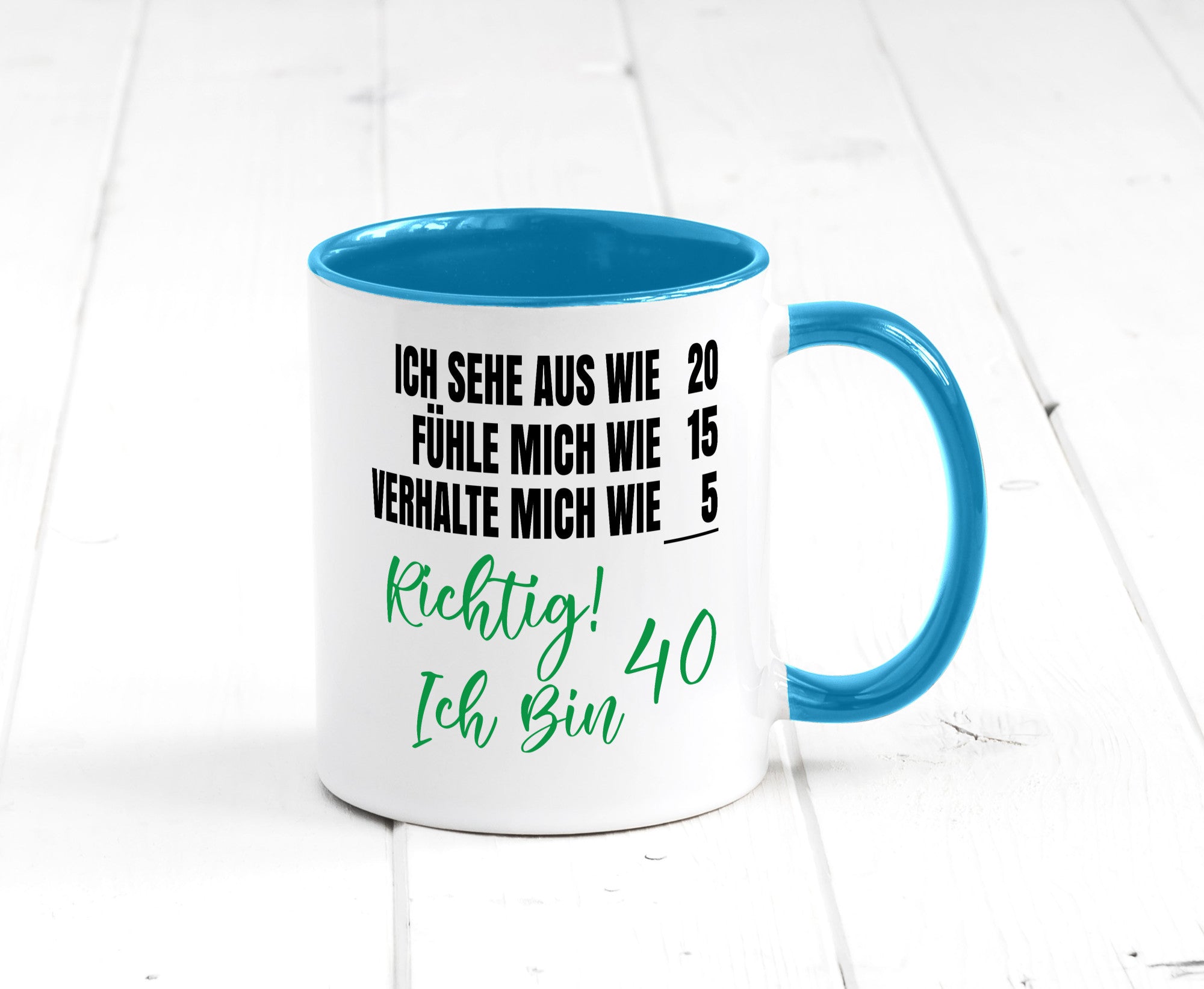 Ich bin Jung | 40 Geburtstag Verhalte mich wie ein Kind Geschenk Geschenkidee