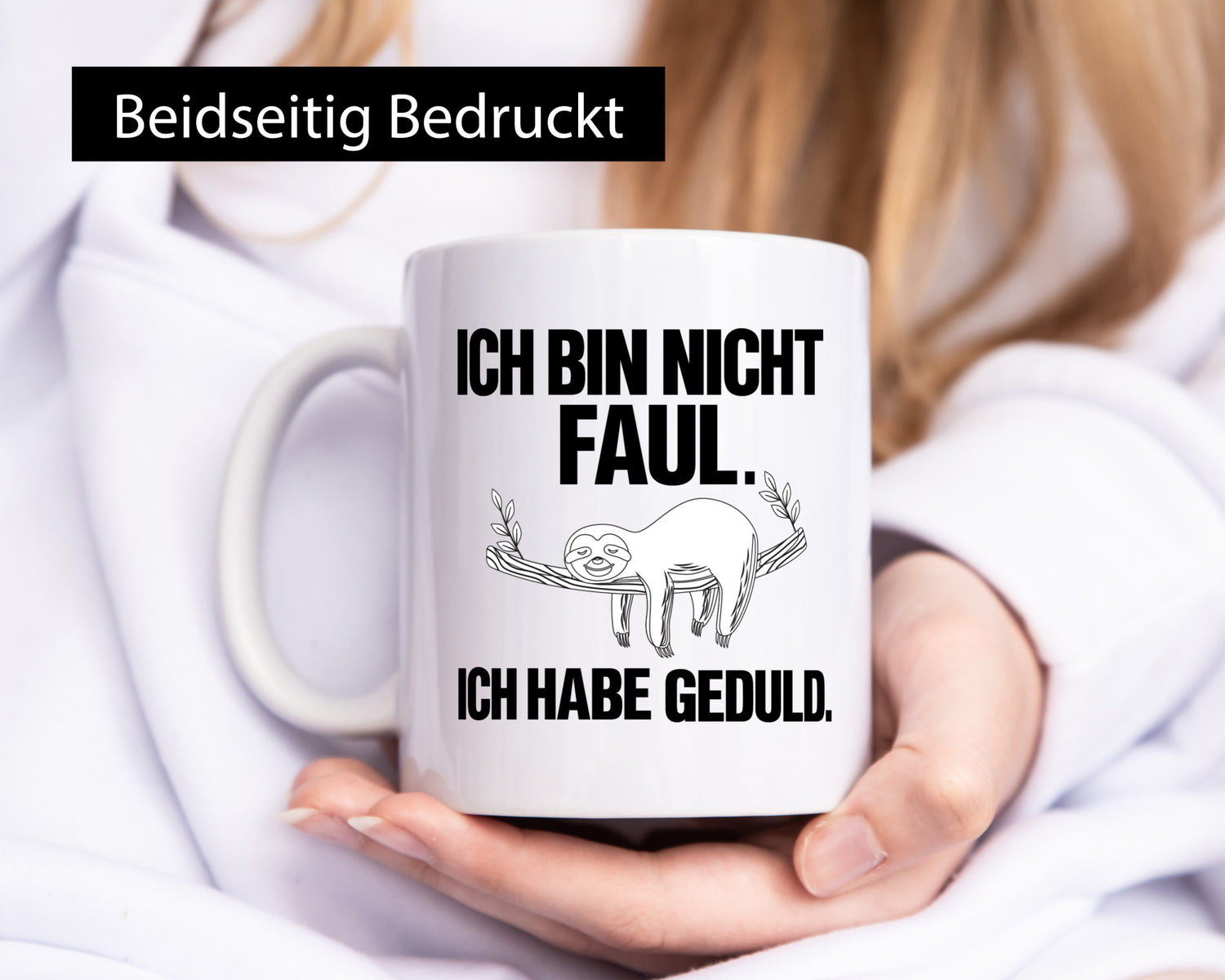 Ich bin nicht faul | Geduld witziger Spruch Muffel Geschenk Humor Geschenkidee