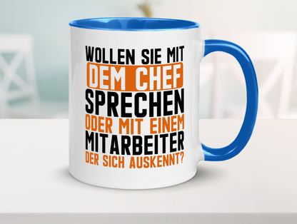 Wollen sie mit dem Chef Sprechen | Mitarbeiter Humor Arbeit Kollegen Büro