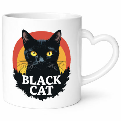 Black Cat | Schwarze Katze Böse Humor Tierliebhaber Geschenkidee Tasse