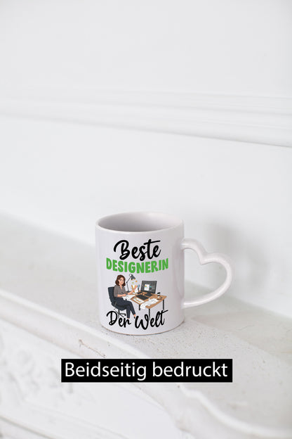 Beste Designerin | Mode v2 Humor Geschenkidee Tasse