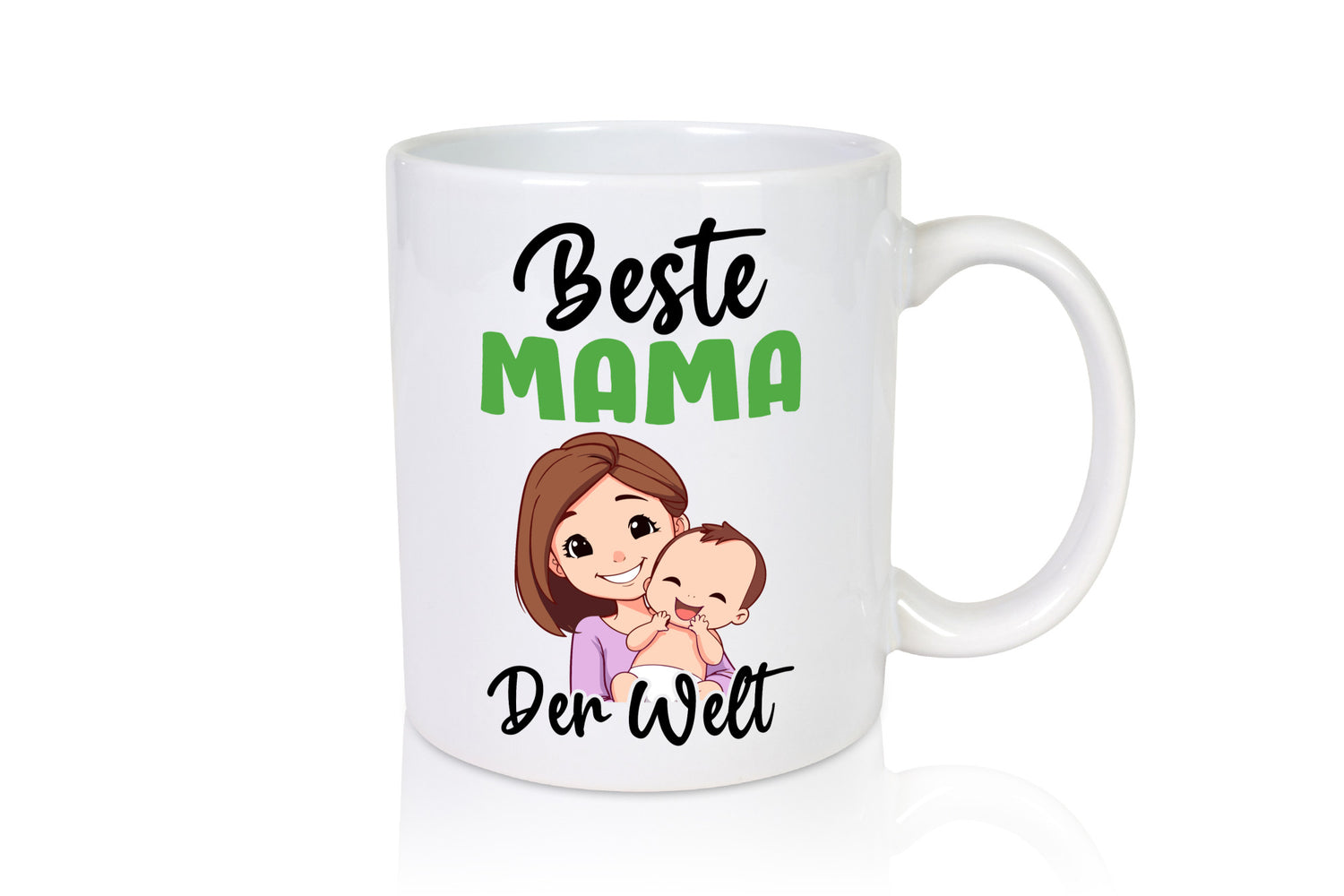 Beste Mama | Muttertag Familie Humor Geschenkidee Tasse
