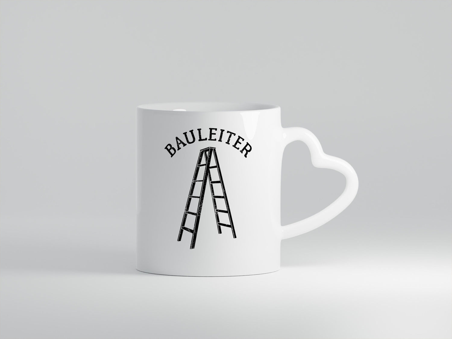 Bauleiter - Baustelle Leiter Wortspiel lustig Humor Geschenkidee Geschenk Tasse