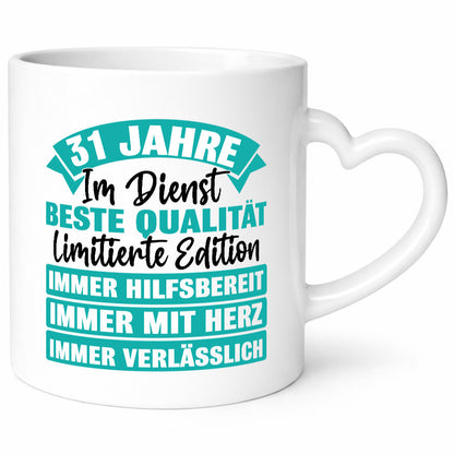 31 Jahre im Dienst | Jubiläum Arbeit Geschenk Kollegen Büro lustiger Spruch
