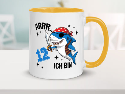 12. Geburtstag | 12 Jahre Arr Pirat Hai Piraten Geschenk Geschenkidee lustiger