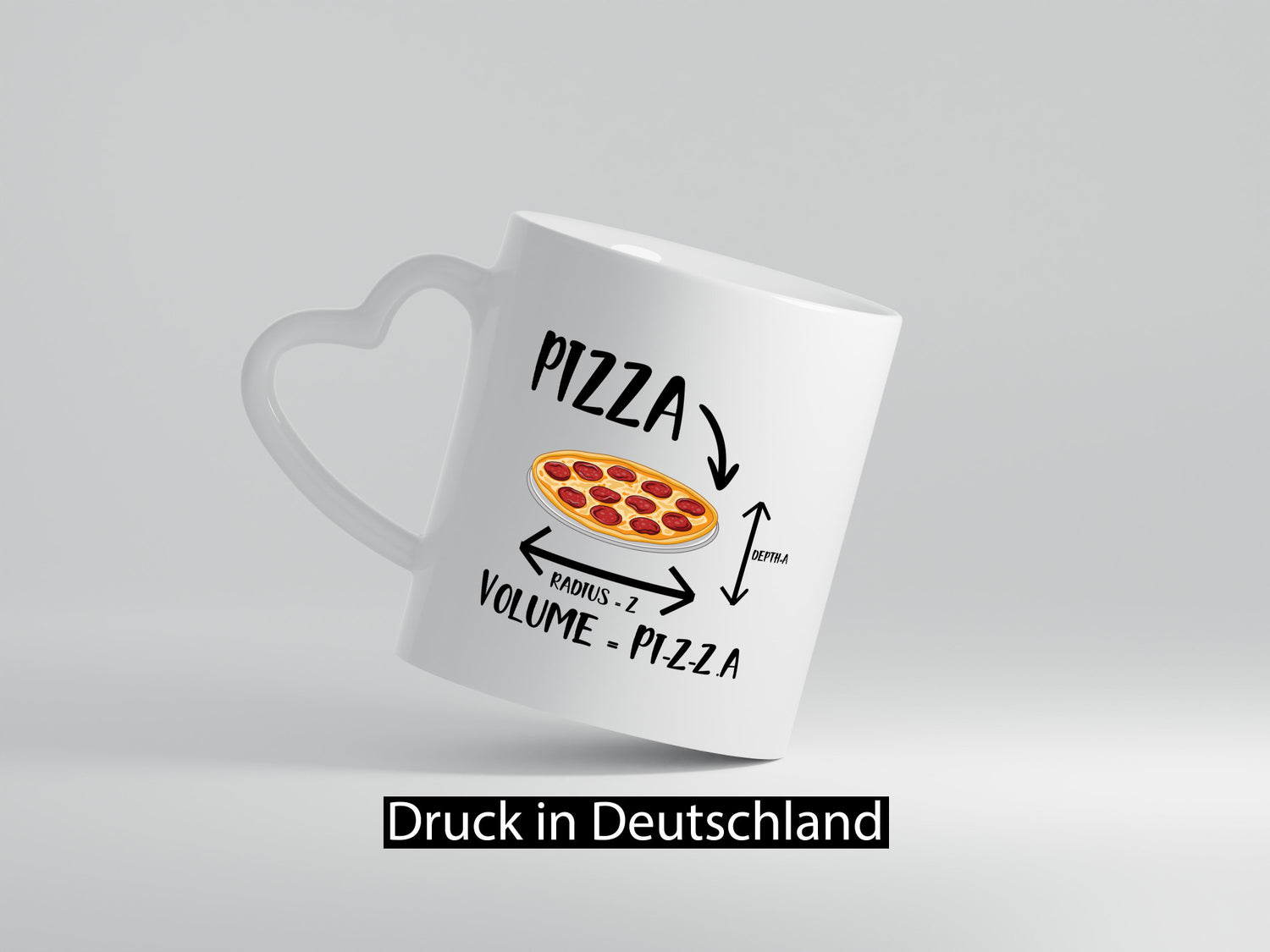 Mathe | Pizza Mathelehrer Lehrerin Kollege lustiger Spruch Geschenk Arbeit