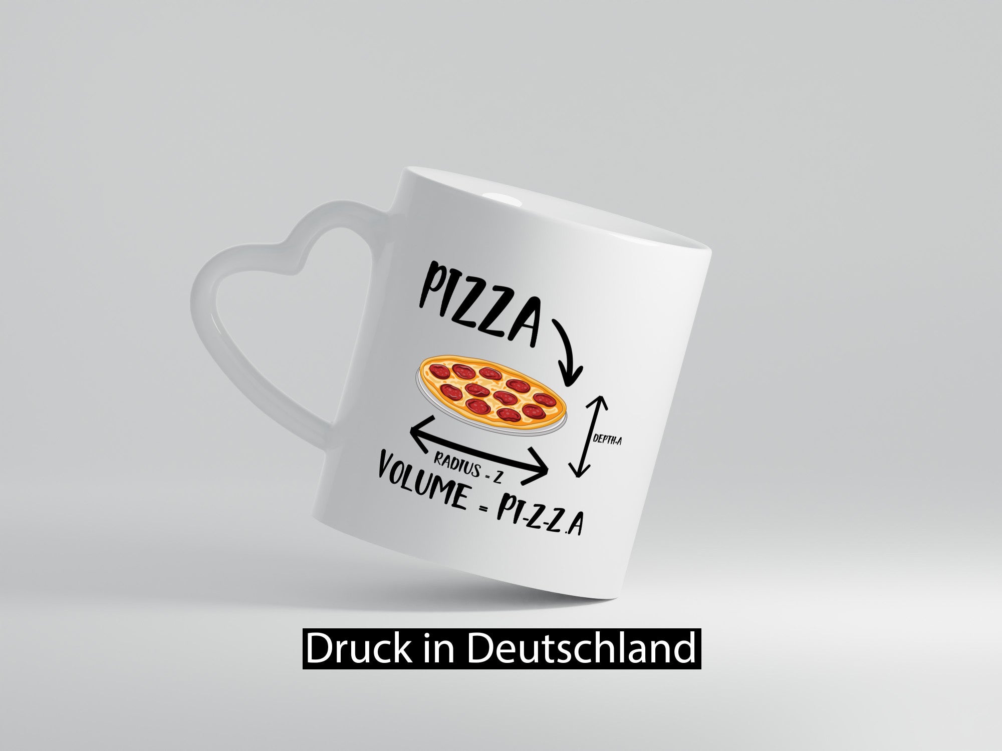 Mathe | Pizza Mathelehrer Lehrerin Kollege lustiger Spruch Geschenk Arbeit