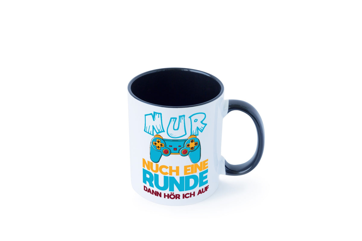 Nur noch eine Runde dann hör ich auf | Gamer Zocken lustig Humor Geschenkidee Tasse
