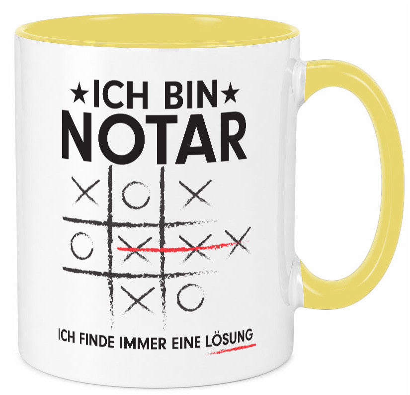Löse Probleme: Notar | Jurist lustiger Spruch Geschenk Humor Geschenkidee Tasse