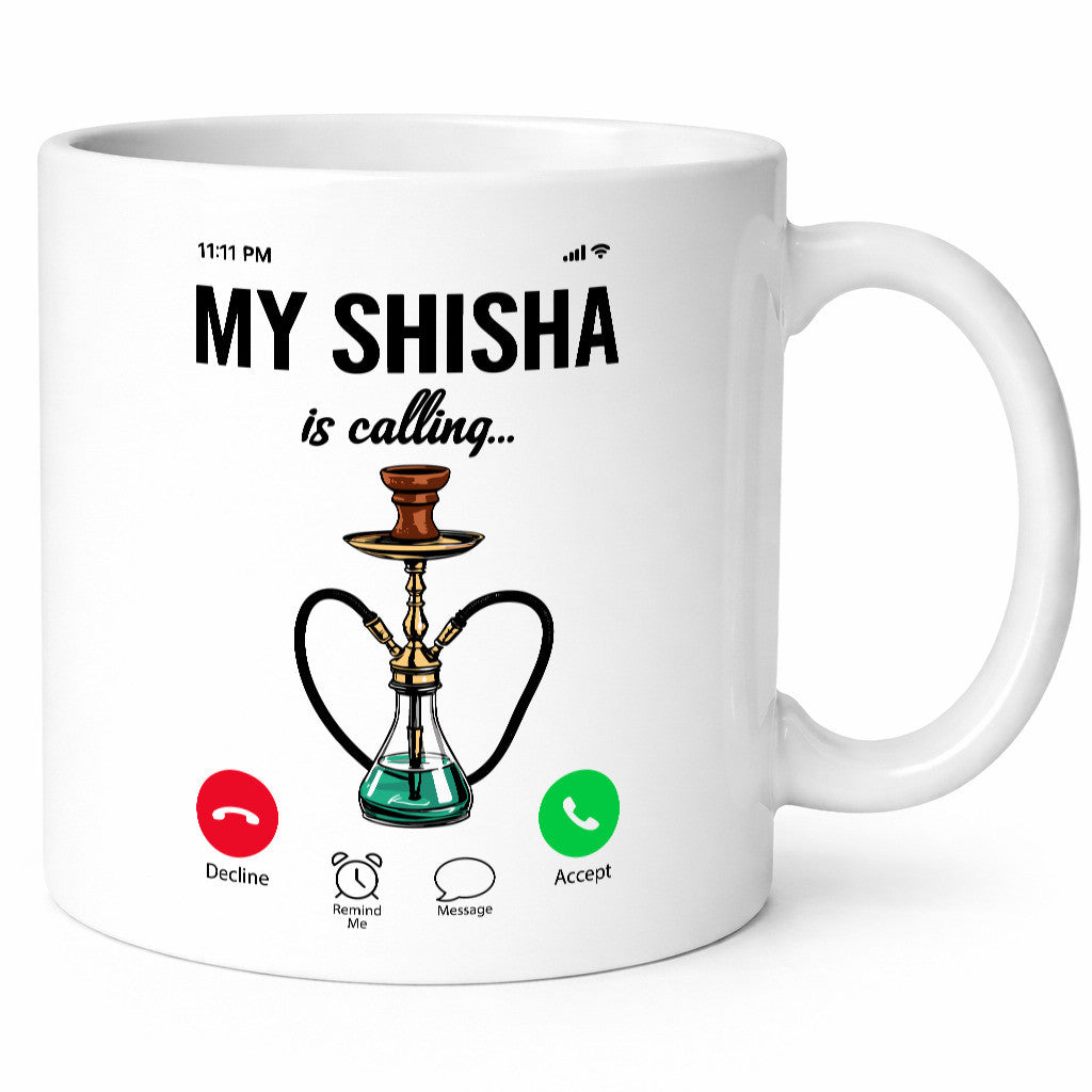 Sisha ruft an | Shisha Shishaliebhaber lustiger Spruch Geschenk Humor