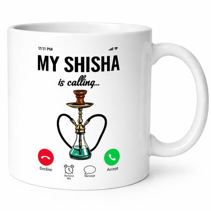 Sisha ruft an | Shisha Shishaliebhaber lustiger Spruch Geschenk Humor