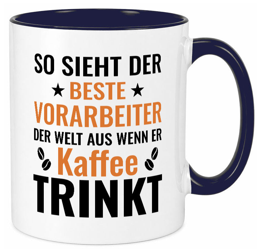 Kaffee trinkt: Vorarbeiter | Kollege Teamleiter Geschenk Arbeit Kollegen Büro