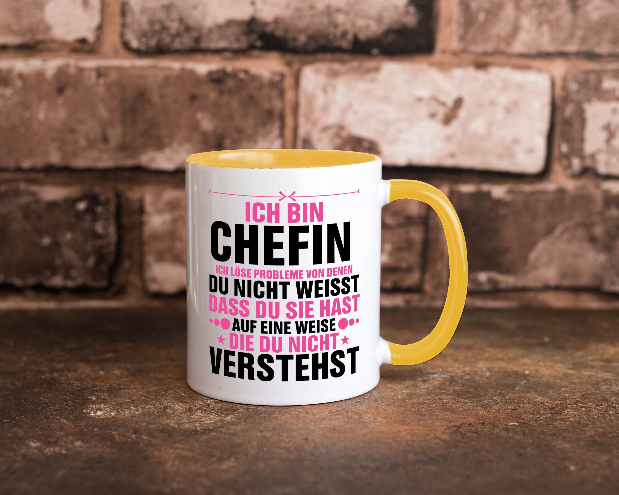Löse Probleme: Chefin | Führungskraft Vorgesetzte lustiger Spruch Geschenk