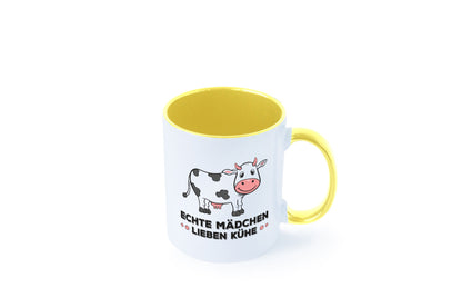 Echte mädchen lieben Kühe | Farm Farmer Bauer lustiger Spruch Geschenk Humor