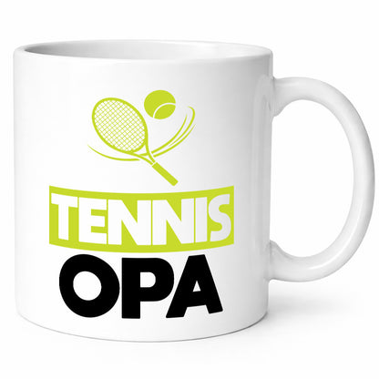 Tennis Opa | Tennisspieler Großvater Humor Familie Geschenkidee Tasse
