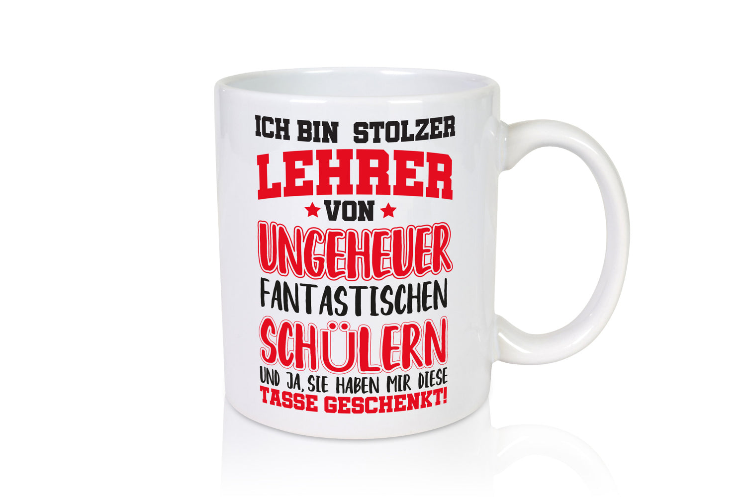 Stolzer Lehrer | Beruf Tasse Schüler Humor Schule lustig Arbeit Kollegen Büro