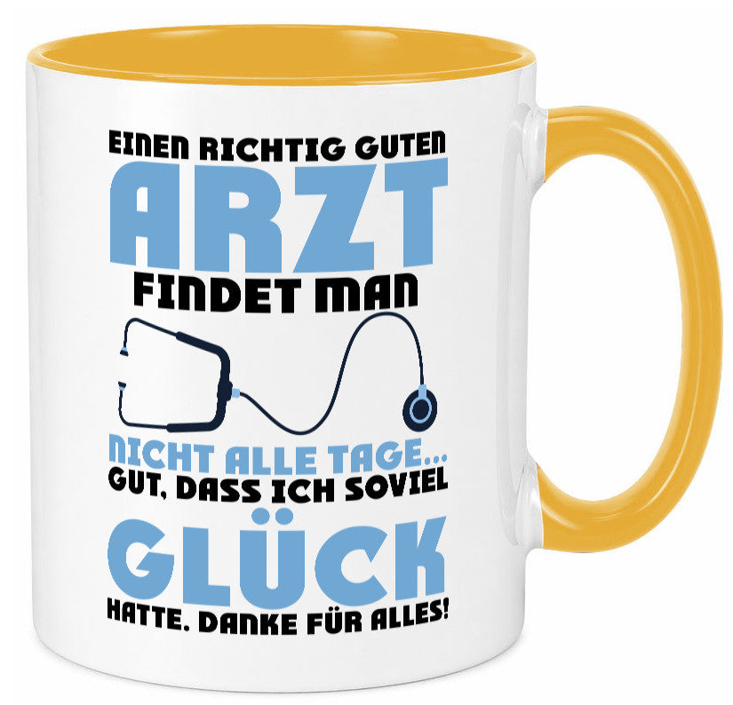 Richtig guter Arzt | Dankeschön Doktor Stethoskop Humor Geschenkidee Tasse