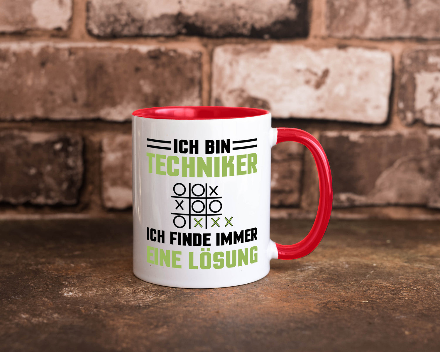 Ich bin Techniker finde immer eine Lösung | lustiger Spruch Geschenk Humor
