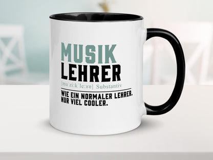 Musiklehrer | Lehrer Unterricht Lieblingslehrer Geschenkidee Humor Tasse