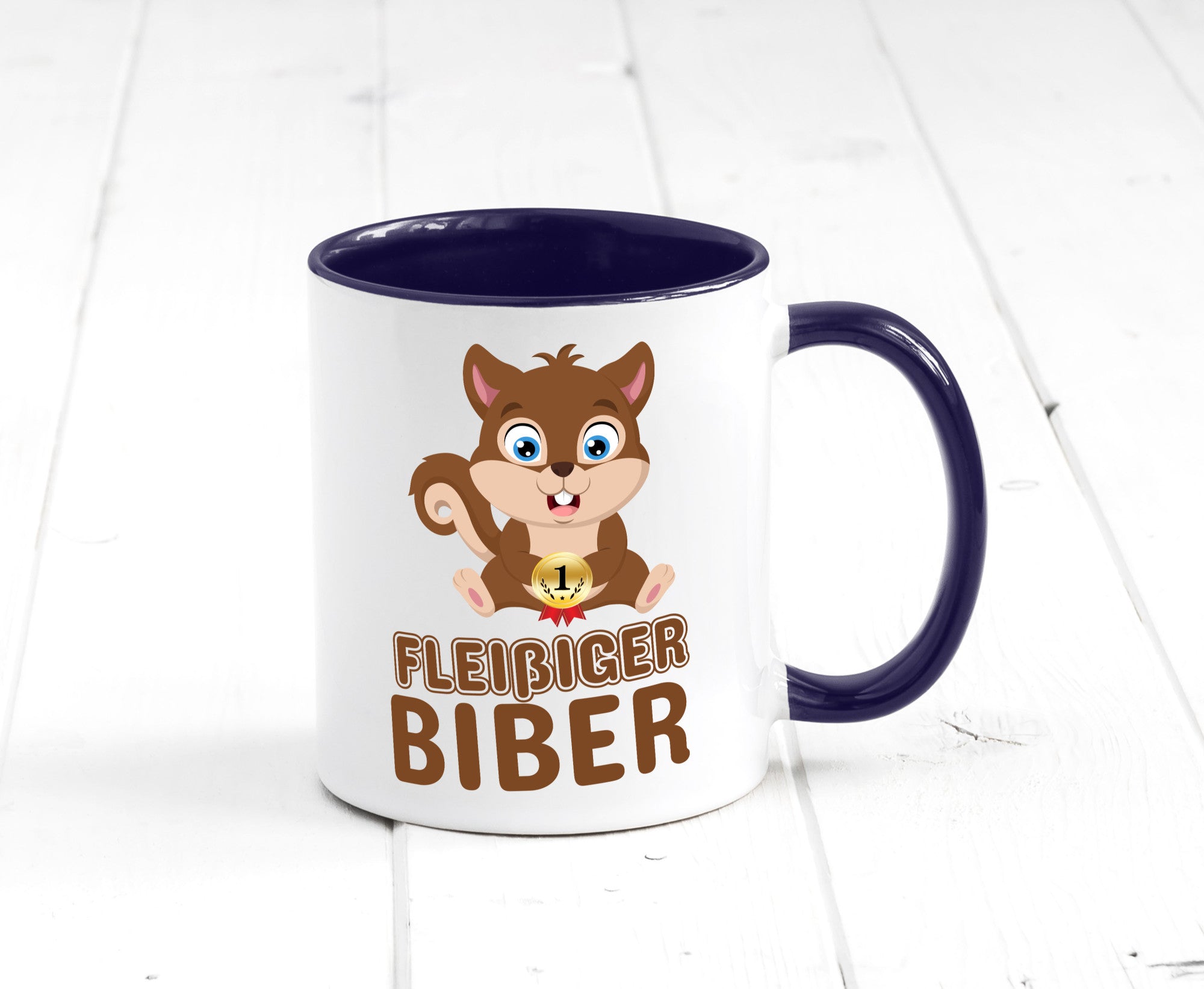 Fleißiger Biber | Motiv Tasse Kinder Geburtstag lustig Geschenkidee Geschenk
