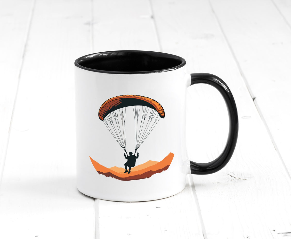 Gleitschirm | Motiv Paragleiter Gleitschirmfliegen vl3 Humor Geschenkidee Tasse