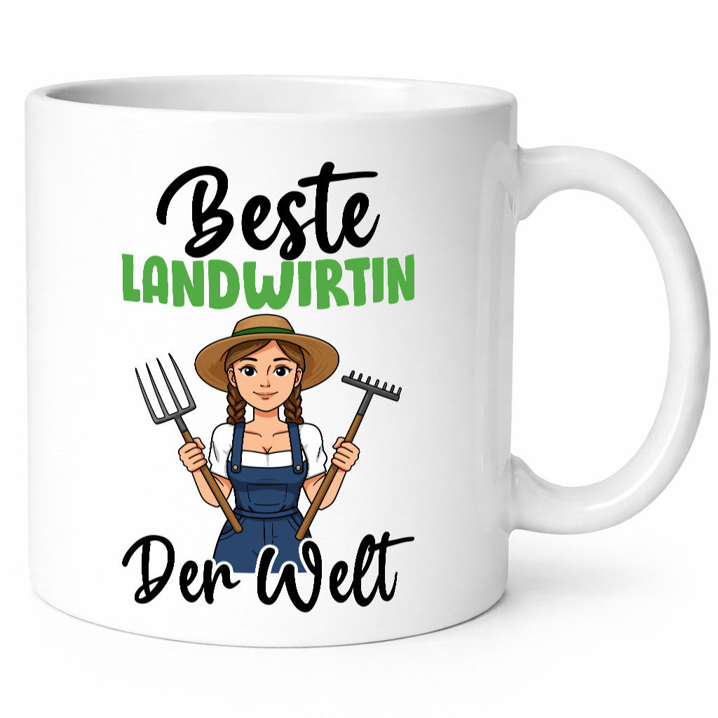 Beste Landwirtin | Bäuerin Landwirtschaft lustiger Spruch Geschenk Humor