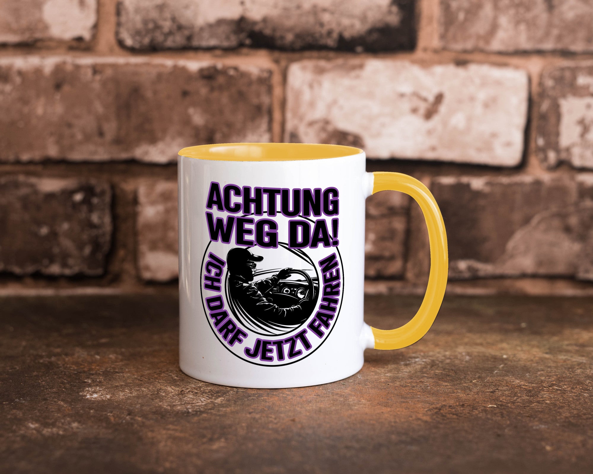 Achtung weg da ich darf jetzt Fahren | Führerschein lustig Humor Geschenkidee
