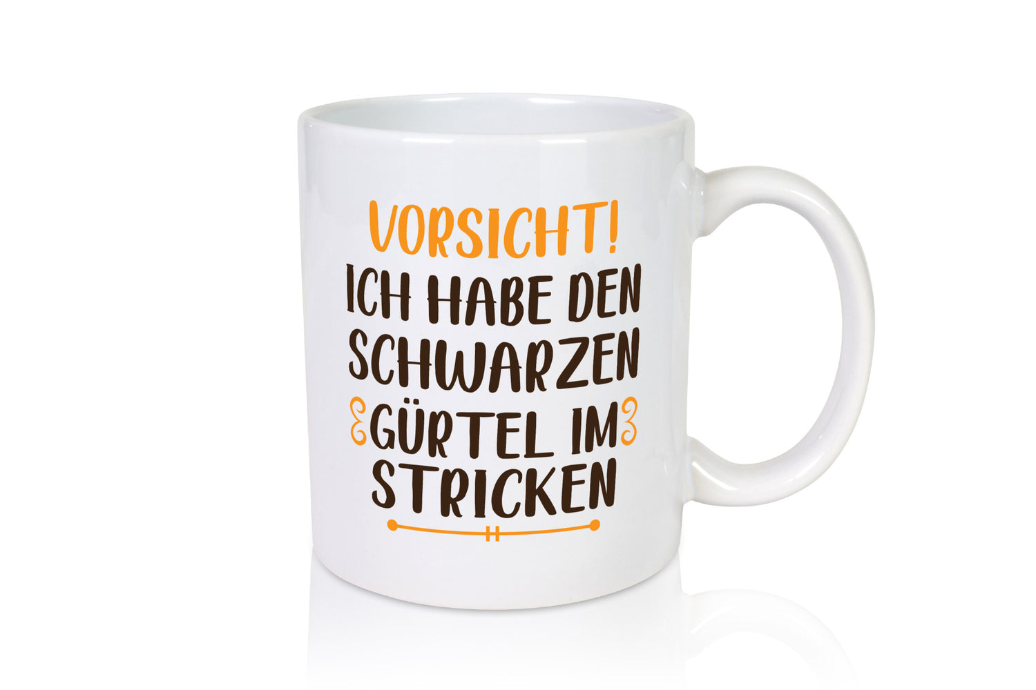 Schwarzen Gürtel im Stricken | Stricknadel lustiger Spruch Geschenk Humor