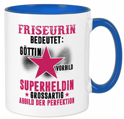 Bedeutung von Friseurin | Friseuse Frisörin lustiger Spruch Geschenk Humor