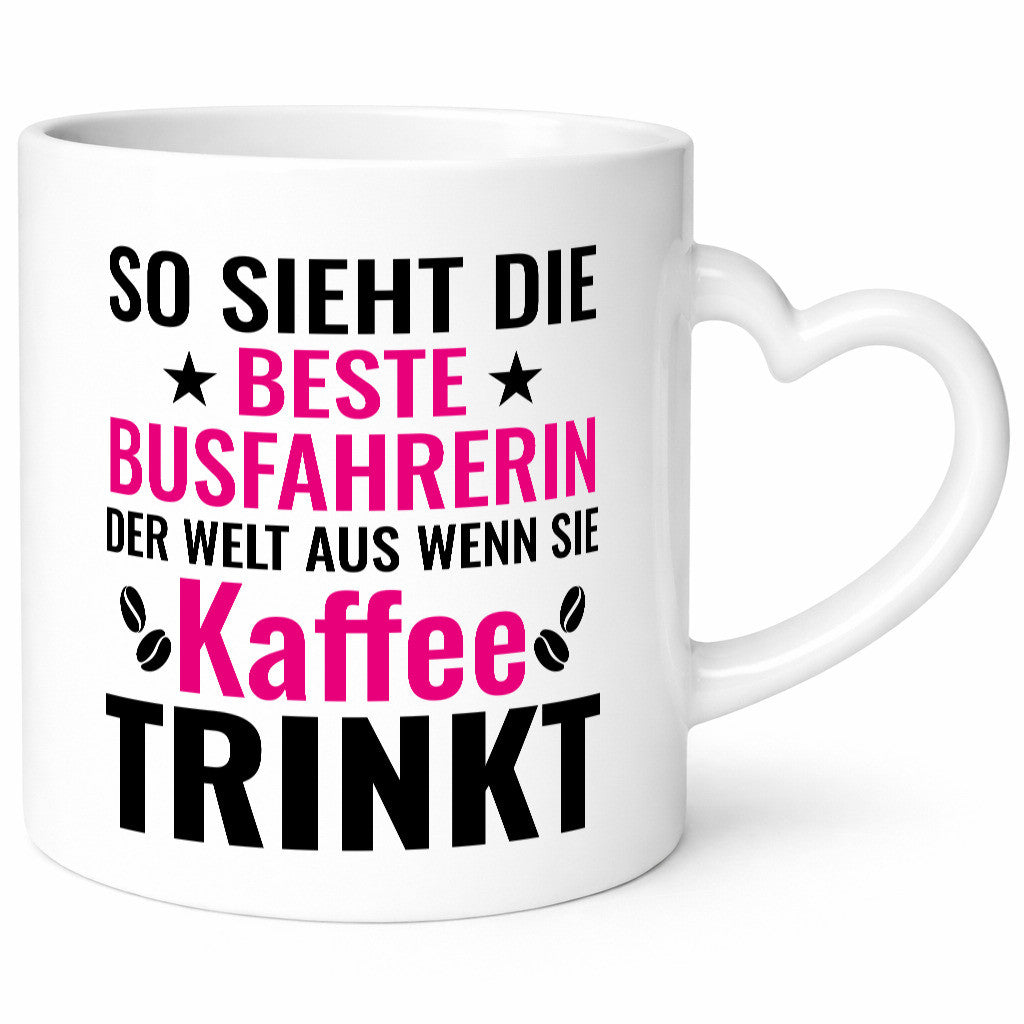 Kaffee trinkt: Busfahrerin | Berufsfahrer Fahrerin lustiger Spruch Geschenk