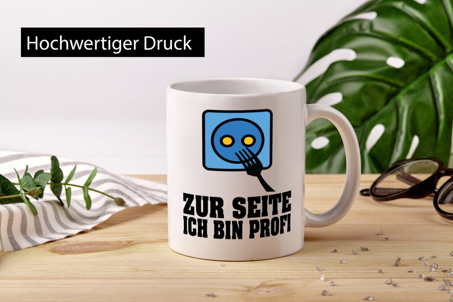 Zur Seite ich bin Profi lustiger Spruch Geschenk Humor Geschenkidee Tasse