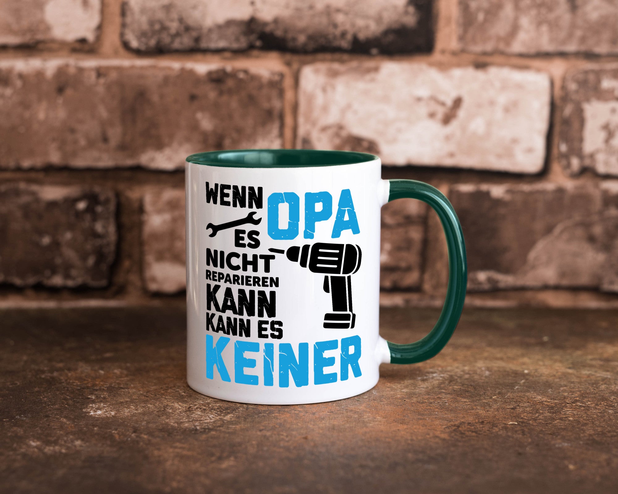 Wenn opa es nicht Reparieren kann | für alles Geschenkidee Familie Humor Tasse