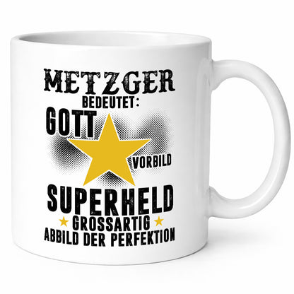 Bedeutung von Metzger | Fleischer Metzgerei lustig Humor Geschenkidee Geschenk