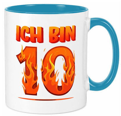 10. Geburtstag | 10 Jahre Drache lustiger Spruch Geschenk Geschenkidee Tasse
