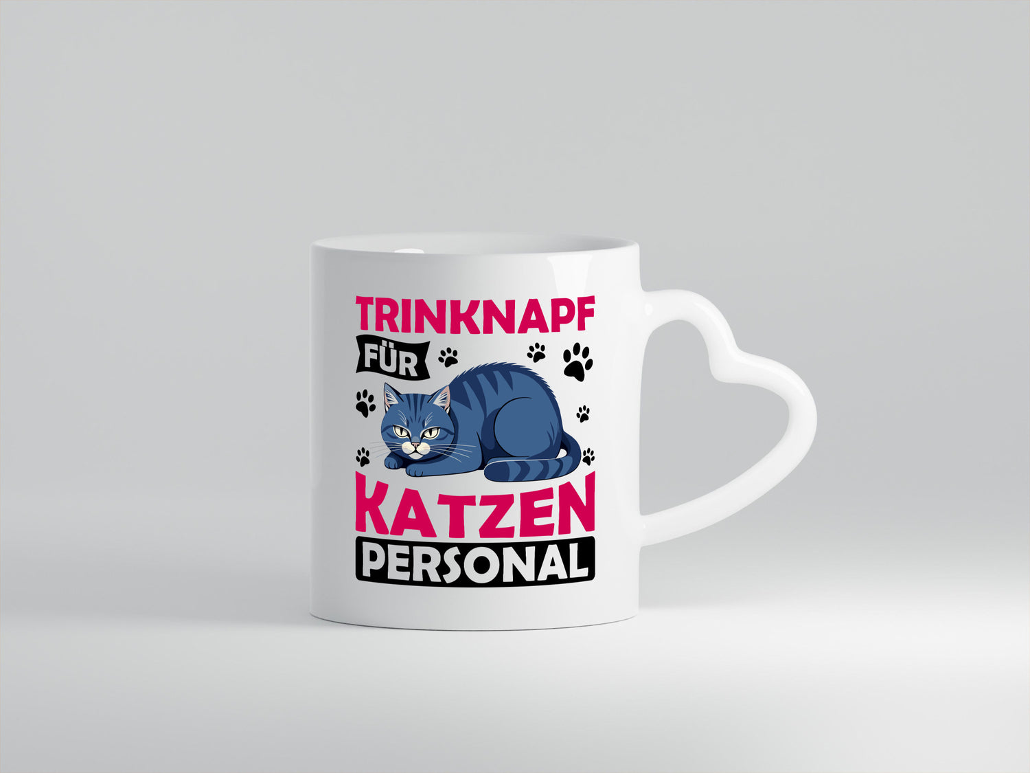 Katzen Personal | Katzenbesitzer Tasse Katze Humor vl10 lustig Tierliebhaber