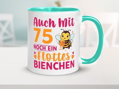 75. Geburtstag | Flottes Bienchen 75 Jahre v2 Geschenk Geschenkidee lustiger