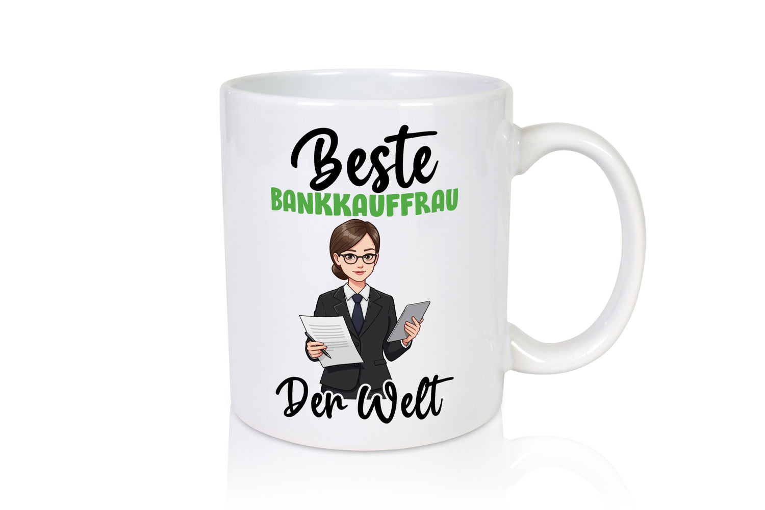 Beste Bankkauffrau | Kauffrau Bank Kaufleute v2 Humor Geschenkidee Tasse