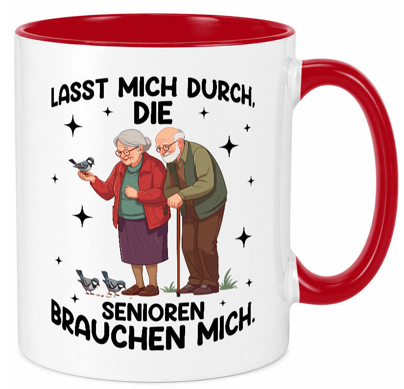 Senioren brauchen mich | Altenpflege Pflegekraft lustiger Spruch Geschenk Humor