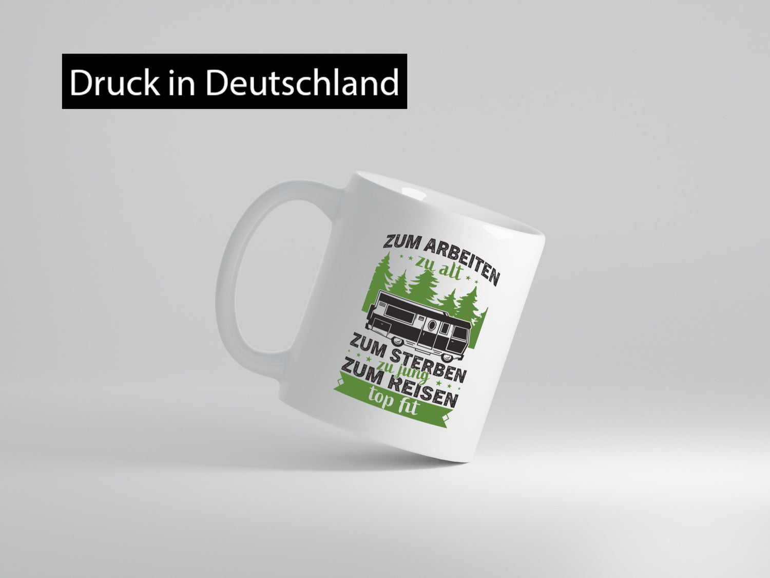 Zum arbeiten zu alt, sterben jung | Reisen Van Geschenk Arbeit Kollegen Büro
