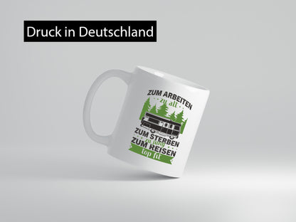 Zum arbeiten zu alt, sterben jung | Reisen Van Geschenk Arbeit Kollegen Büro
