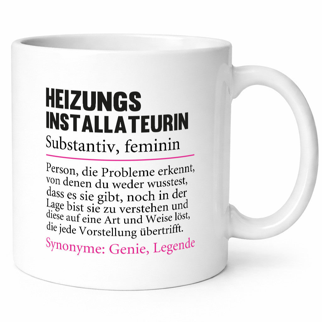 Heizungsinstallateurin | Beruf Spruch Heizung Geschenkidee Arbeit Kollegen Büro