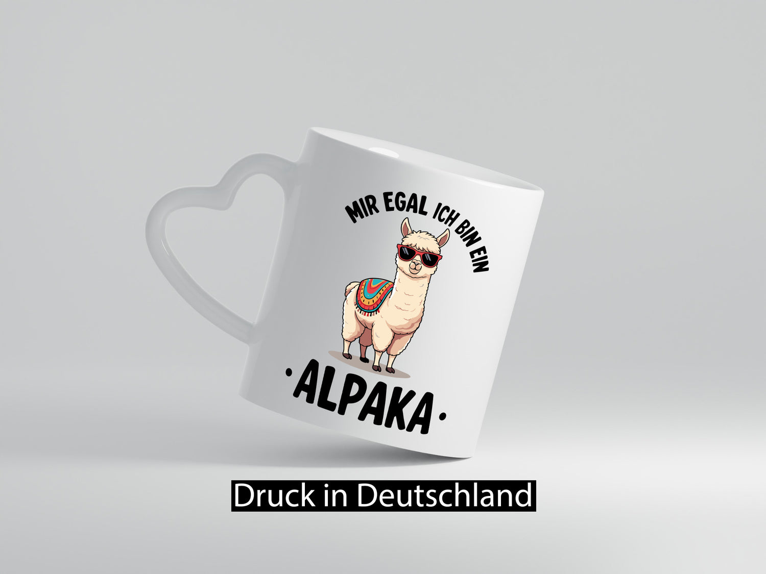 Mir egal ich bin ein Alpaka | Lama Kamel Humor Geschenkidee Tasse