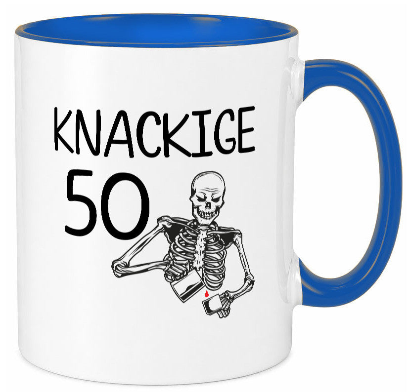 50. Geburtstag | Alt Knackig und Geschenk Geschenkidee lustiger Spruch Tasse