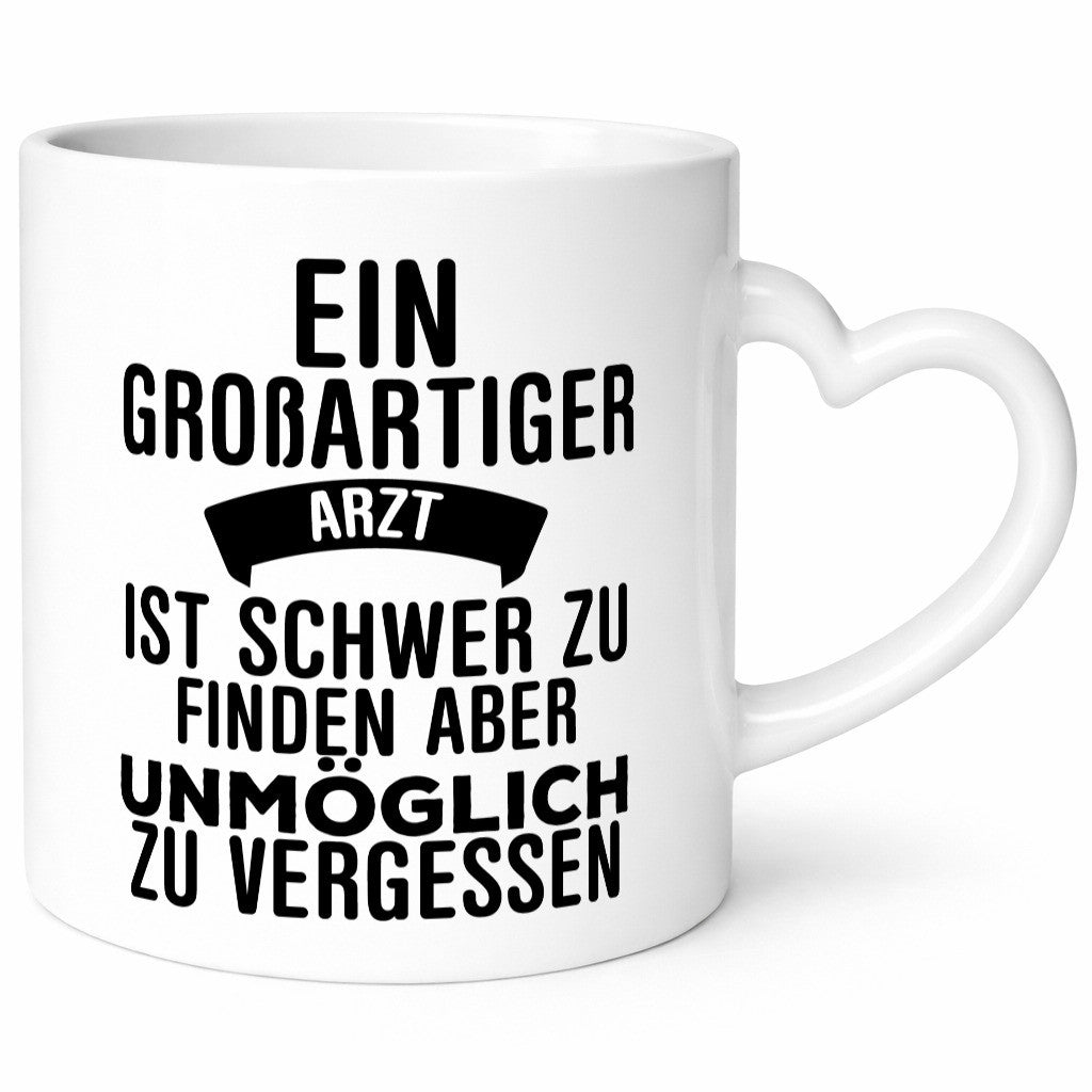 Großartiger Arzt | Dankeschön Tasse schöner Spruch Humor Geschenkidee