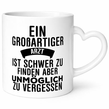 Großartiger Arzt | Dankeschön Tasse schöner Spruch Humor Geschenkidee