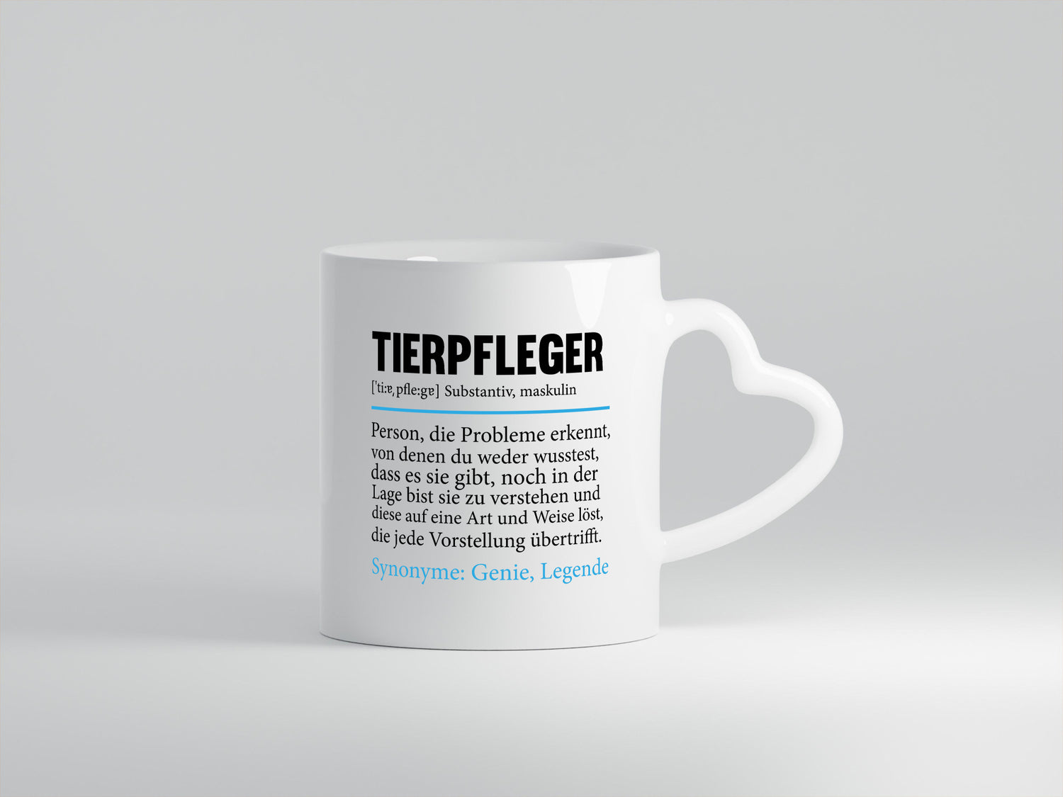 Tierpfleger | Pflegeberuf Tierheim Spruch Beruf Geschenk Arbeit Kollegen Büro