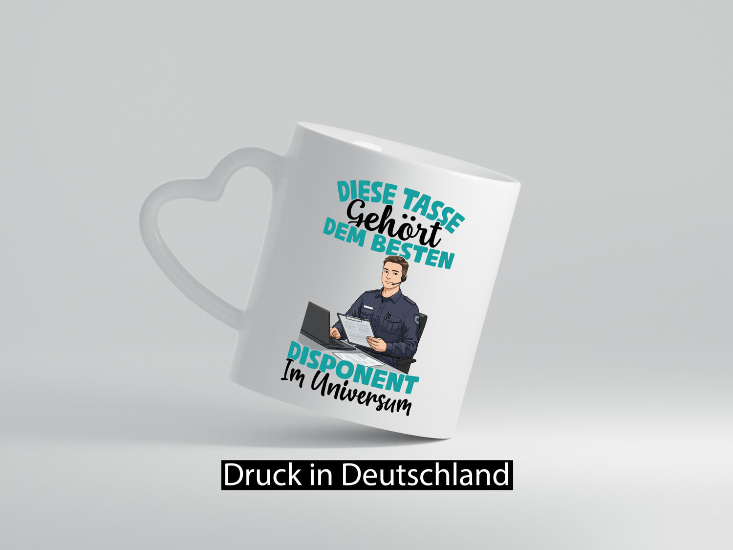 Im Universum: Disponent | Zuteiler Humor Geschenkidee Tasse