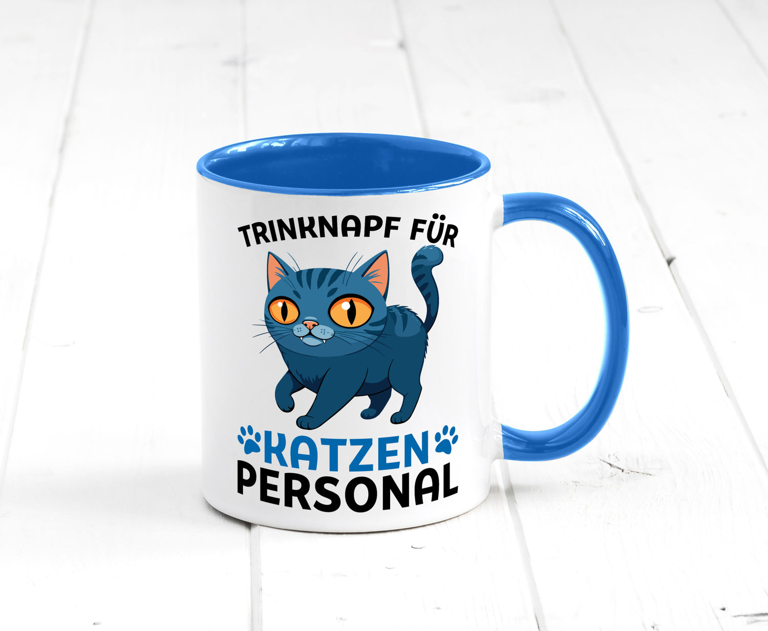 Katzen Personal | Katzenbesitzer Tasse Katze Humor vl2 Tierliebhaber