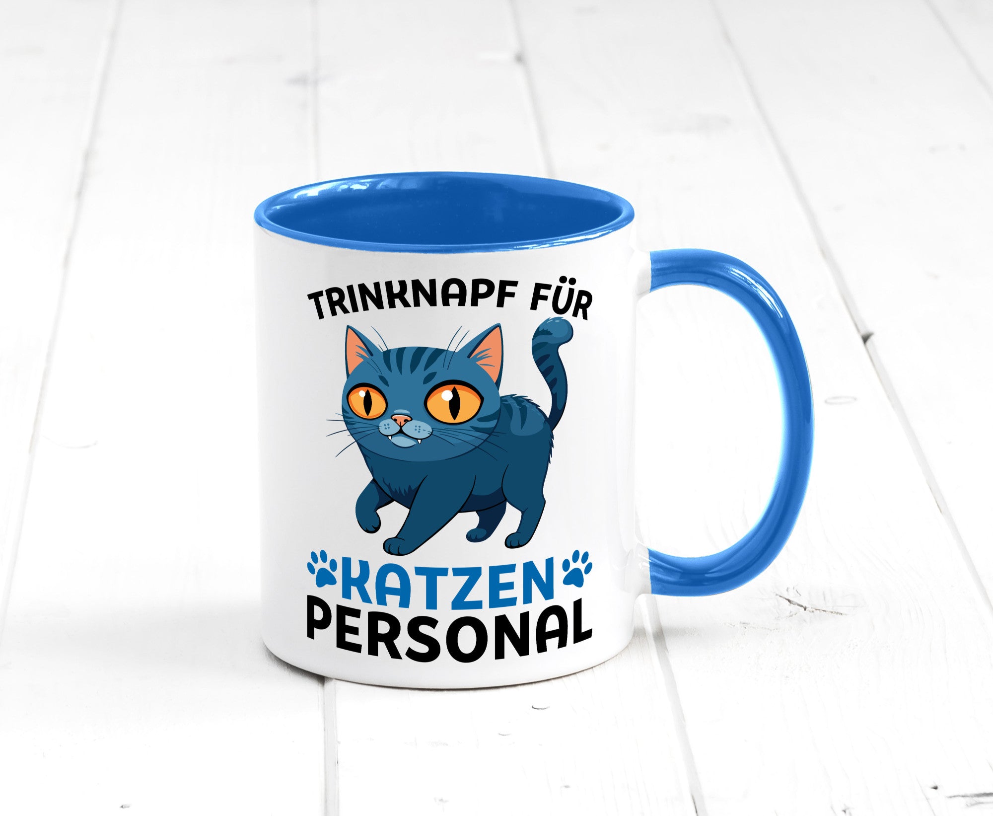 Katzen Personal | Katzenbesitzer Tasse Katze Humor vl2 Tierliebhaber